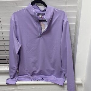 Peter Millar Lavender Half-Zip Pullover